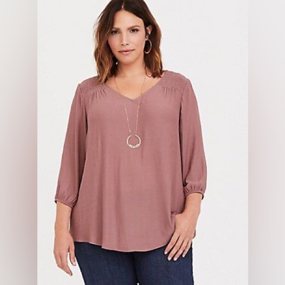 Women's Mauve Top Torrid size 1 - Picture 1 of 4